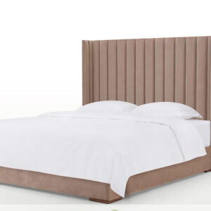 Le lit SIREN, élégant et raffiné, pour une touche de simplicité et de douceur dans votre chambre à coucher au Maroc avec des lignes franches et un revêtement soigné.