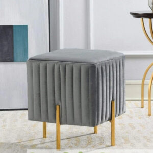 Chaise moderne, élégante, multi-usages, facile à déplacer, en fer et tissu de qualité, coussin doux pour confort, facile à nettoyer.