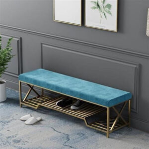 LUMINA - Banc Velours Design avec Rangement